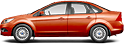 Багажники Атлант на Форд Фокус 2 седан